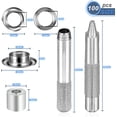 thumbnail image 2 of Juego de 100 piezas para reparación de lonas, lonas y carpas, ojales de metal de 10 mm y kit de herramientas, 2 of 5