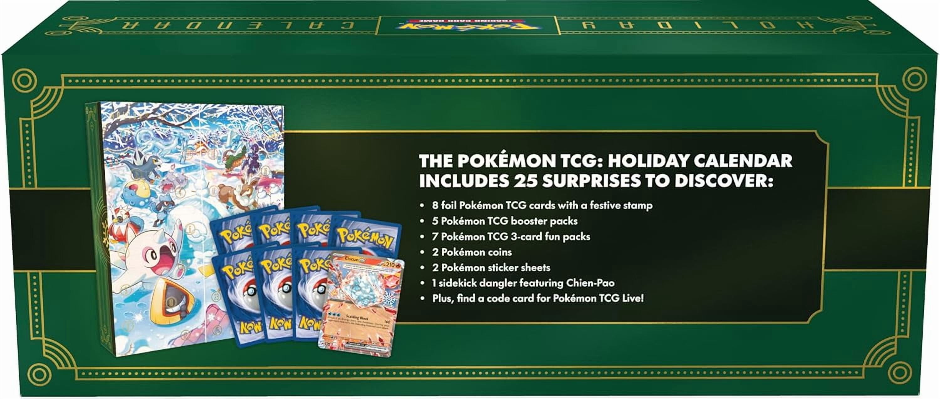 Pokemon TCG: 2024 Holiday Calendar (8 Foil Promo Cards, 5 Booster Packs & More)