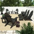 thumbnail image 2 of Highwood 12-pc Classic Westport Adirondack Set with 6 Classic Westport Adirondack Chairs, 3 Classic Westport Side Tables, and 3 Adirondack Ottomans - Outdoor, Eco-friendly, Synthetic Wood, 2 of 9