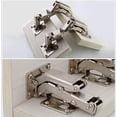 thumbnail image 6 of 170 Degree Hinge Frameless Cabinet Door Hinge Hidden Hydraulic Adjustable Installation Hinge Soft Close (1 Pair), 6 of 7