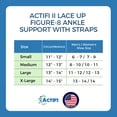 thumbnail image 3 of Actifi II Figure 8 Ankle Support – Lace Up Brace Wrap with Straps, 3 of 3
