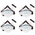 thumbnail image 1 of 4X Lonas Impermeables Transparentes de 6.6x6.6 Pies, Lona con Lonas Transparentes para Patio, para Cubrir Gallinero, Porche, Dosel, Planta, Camping, 1 of 5