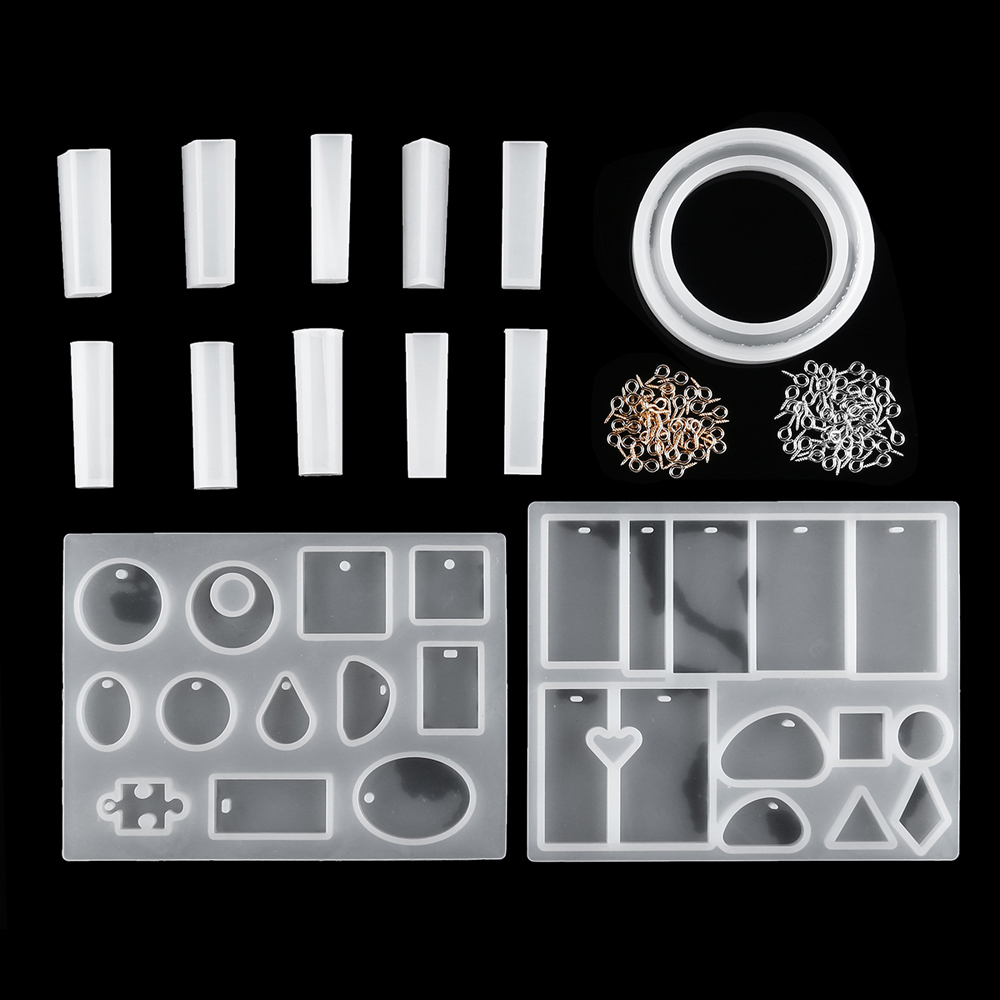 DIY Silicone Ring Pendant Epoxy Resin Mold Mould for Resin Jewelry Making Craft