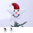 thumbnail image 3 of Christmas Tree Toppers Christmas Cute Snowman Treetop Star Christmas Tree Home Decoration, 3 of 7