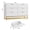White, variant on Spacious 6 Drawer Dresser – Modern White Double Chest with Gold Metal Handles – Entryway, Bedroom, Hallway, or Closet Storage Cabinet – Sturdy Wooden Furniture – Color: White