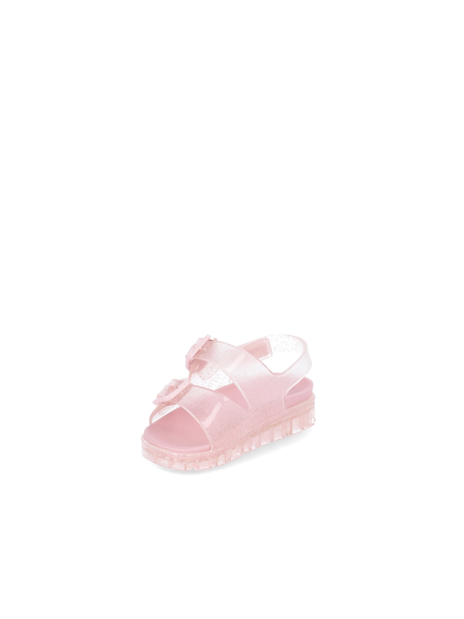 Wonder Nation Toddler Girl Two Buckle Jelly Sandals