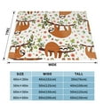 thumbnail image 3 of Toddler Blanket For Boys Girls Adult Lightweight Baby Kids Blanket Cute Soft Sloth Blankets Comfy Fleece Flannel Plush Crib Throw Blankets Gifts 60"X50", 3 of 7