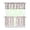Cow, variant on Nautical Farmhouse Curtains 3 PC Set - Cute Whale & Shark Cartoon Design, Semi-Sheer Tier + Valance (54x18 & 27.5x24 Inch), Rod Pocket Window Panels