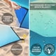 thumbnail image 3 of Manta de playa WIWIGO, 200 x 210 cm, impermeable y resistente a la arena, 3 of 6