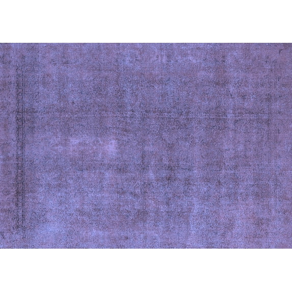 Ahgly Company Indoor Rectangle Oriental Blue Industrial Area Rugs, 3' x 5'