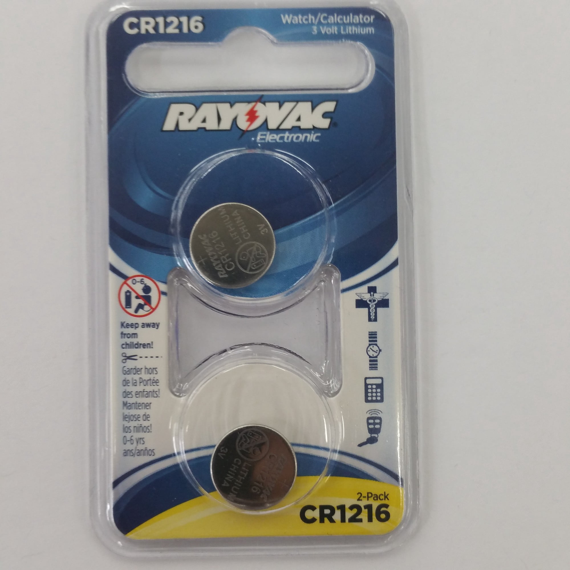 Rayovac Mercury Free 1216 Lithium Battery