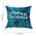 thumbnail image 2 of Bwiyojiz Home Decor Christmas Decorations Decoration 45x45cm Short Sofa Pillowcase Bedroom Cushion Pillow Cover without Core, Gifts for Family, Multicolor, 2 of 6