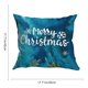 thumbnail image 3 of Funda de almohada navideña de 45 x 45 cm | Tejido de felpa corta supersuave | Diseños festivos de temporada para cojines de sofá y decoración de cama | Cierre de cremallera oculto, 3 of 5