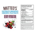 thumbnail image 4 of Matteo's Concentré d'Hydratation - Bouteille de 750 ml, Boisson Électrolytique pour une Réhydratation Rapide, Saveur de Petits Fruits - Lot de 6, 4 of 5