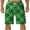 Green, variant on Uaswgudfs Mens Pajama Shorts Plaid Pajama Bottom Elastic Waist Drawstring Casual Short Pants with Pockets