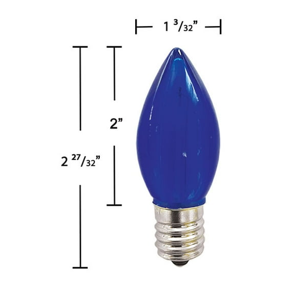 C9 Retrofit Single Filament LED  Bulbs