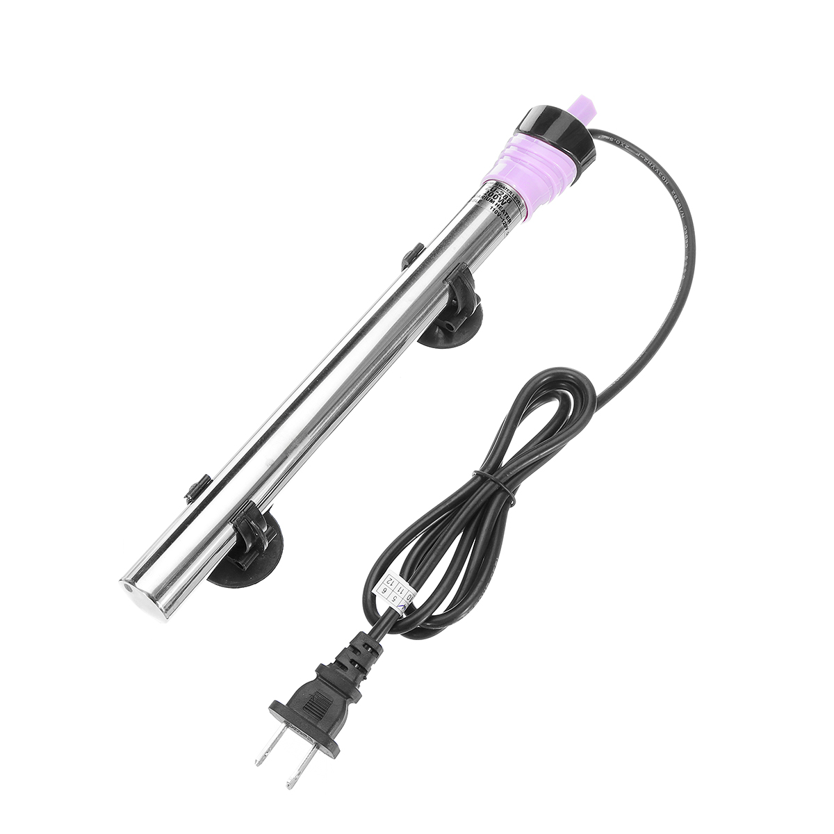 110V Submersible Aquarium Heater Stainless Steel Water Heating Rod For Fish Tank 100300W