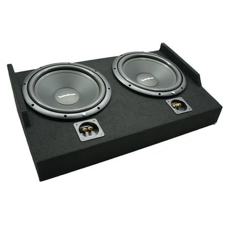 - 2015 - UP Ford F150 Super Cab Rockford Punch P1S412 Dual 12 Custom Sub Box 2 Ohm