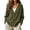 Army Green, variant on GEWSEY Women Corduroy Button Down Shacket Jacket V Neck Long Sleeve Casual Oversized Lightweight Cardigan Coat with Pockets (Sky Blue, L)
