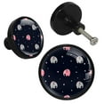 thumbnail image 2 of 4 Pcs Elephant Knobs for Kitchen Cabinet Cupboard Dresser Bookcase Drawer Pulls Handles Round Home Decor, 2 of 5