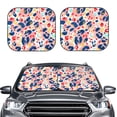 thumbnail image 2 of Vsdgher Hand Painted Abstract Leopard Print Print Car Windshield Sun Shade, Reflective Sunshade Window Sunshade Sun Visor Protector Fit for Cars,Trucks,SUVs-Small, 2 of 6