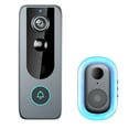 thumbnail image 3 of Office Desk Accessories Qwtwty Smart Visual Doorbell Wireless Tuya Remote Video Doorbell IP65 Waterproof Home Intercom HD Night Vision WiFi Security Door Doorbell Monitoring Capture, 3 of 9
