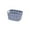Blue, variant on Storage Baskets And Bins Transparent Plastic Storage Basket For Home Bathroom Cabinet Organizer Baskets