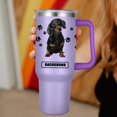 thumbnail image 2 of Dachshund Gift for Dog Owner,40oz Dachshund Tumbler with Handle Insulated Reusable Stainless Steel Travel Water Bottle (Color 4), 2 of 6