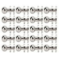 thumbnail image 1 of Round Head Fasteners,20set Brass Rivets Silver Stud Screws Brass Rivets Tailored for Perfection, 1 of 14