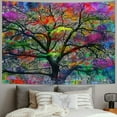thumbnail image 2 of Autua Colors Branches Impressionist Painting Tapestry Wall Hanging Unique Style Graphic Tapestries Home Wall Decor Art for Living Room Bedroom Apartment Farmhouse Dorm 40x60inch, 2 of 6