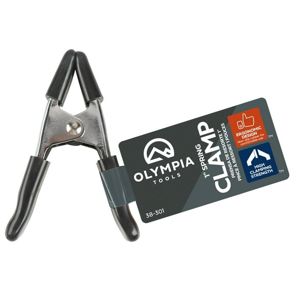 Olympia Tools Spring Metal Clamp 38-301, 1 Inch