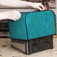 thumbnail image 7 of Lsque Blue Green Glitter Print 4 Slice Toaster Cover , Kitchen Appliance Dustproof Protector , Toaster Protector Dustproof Kitchen Appliance Cover, 7 of 7