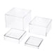 thumbnail image 1 of 4x Caja de cubo acrílico Caja de nido elevador elevador de nido de 5 lados Pantallador de soporte de soporte de alimentos Buffet Buffet Buffet, para, 1 of 9