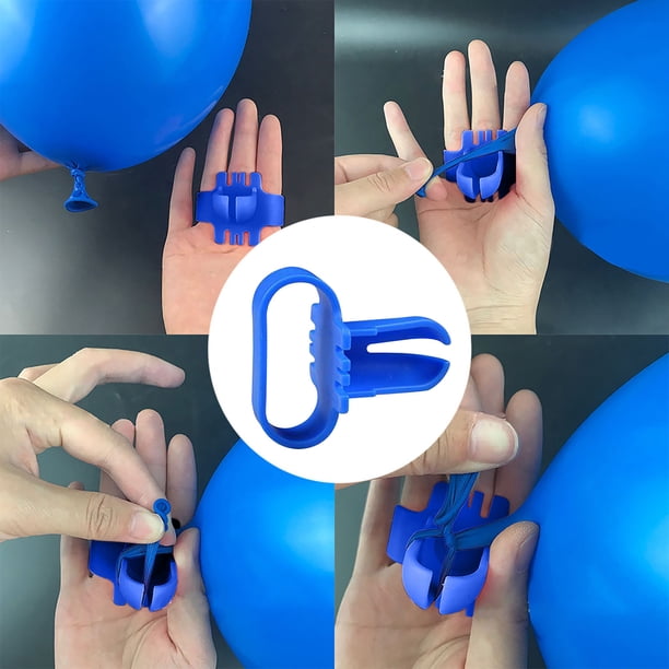 Fiudx Herramienta para Globos de Fiesta, Accesorio Creativo para Anudar, Diseño de Plástico Duradero, Ideal para Decoración de Eventos, Reuniones de Cumpleaños, Juego de 3 Piezas Incluido.