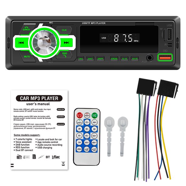 Reproductor de música de audio, copia de audio, reproductor multimedia MP3 para coche, salida de Audio RCA para coche Sywqhk Accesorios para autos y motos