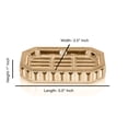thumbnail image 4 of NuSteel GLT3GH Glitz Gold Soap Dish, 4 of 5