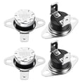 thumbnail image 1 of Uxcell 4Pcs KSD301 Termostato NC 85°C/185°F 10A Interruptor de Control Térmico, 1 of 6
