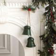 thumbnail image 1 of xihome Campanas navideñas de hierro para decorar el rbol - Adornos colgantes festivos para crear un ambiente navideño en el hogar, 1 of 6