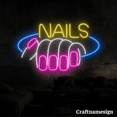 thumbnail image 3 of Craftnamesign Hand With Cat Neon Sign for Bedroom Pet Spa Clinic Grooming Wall Art, 3 of 5