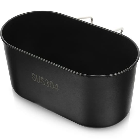 Milisten 1Pack Stainless Steel Kitchen Sink Accessories Drain Basket Black 7.1x3.9in