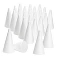 thumbnail image 2 of Conos de espuma, conos para árboles de espuma, manualidades, decoración navideña, espumas artesanales para arreglos florales, centros de mesa, árboles Estilo E, 2 of 9