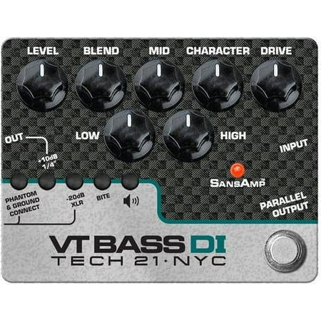 UPC: 0837088002035 | Tech 21 SansAmp VT Bass DI Bass Effect Pedal