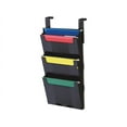 thumbnail image 4 of Deflect-o OPS104 Letter Hanging File System 25" Height x 12.6" Width x 3.9" Depth - 3 Pocket(s) - Black, 1 Each, 4 of 7