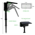 thumbnail image 2 of 2Pack Solar 36-LED RGB Color Changing Spotlight Outdoor Garden Yard Pathway Lamp, 2 of 15