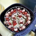 thumbnail image 6 of for Air Fryer Accessory Easy to Use Detachable String Grill Stainless Steel Baking Needle Vertical Barbecue Skewer Bracket Skewer Holder Vertical Grill Rack 12, 6 of 8