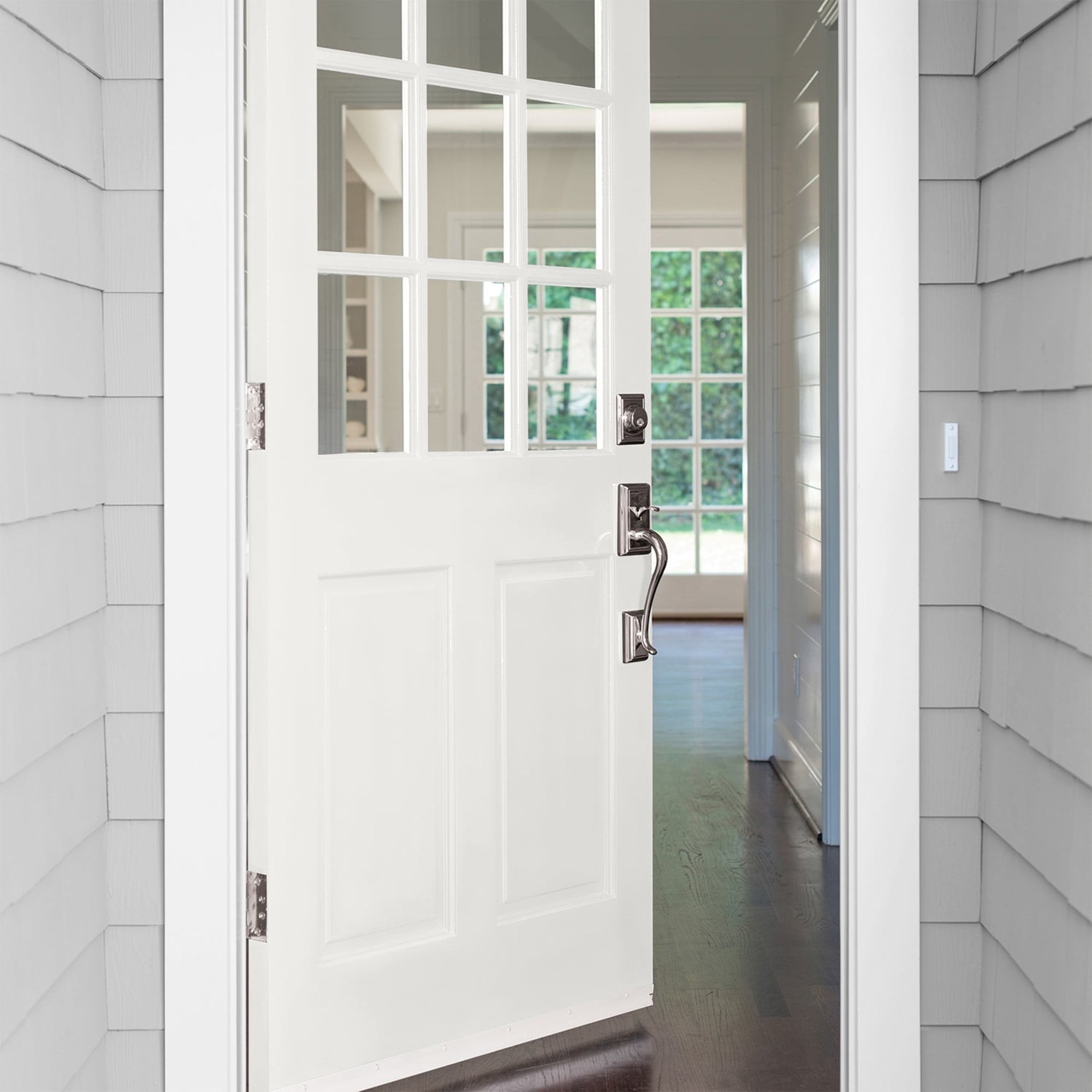 Glidden Fundamentals Silver Feather / Beige, Satin Exterior Paint, 1 Quart