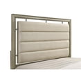 thumbnail image 5 of Coaster Giselle Wood California King Bed with Upholstered Headboard Rustic Beige, 5 of 10