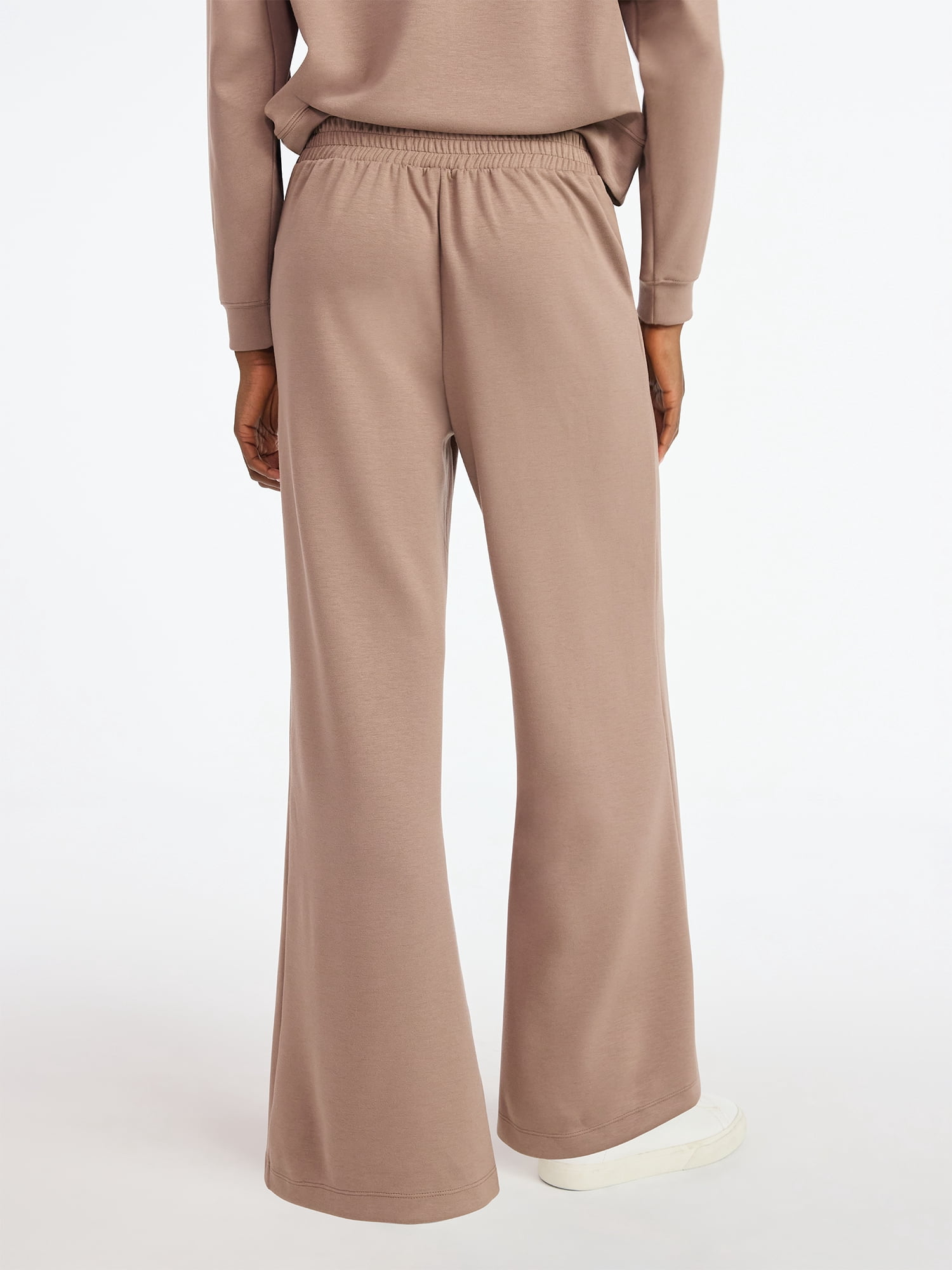 Scoop Women’s and Women’s Plus New Scubaknit Seamed Sweatpants, Regular and Short Lengths, Sizes XS-4X