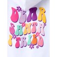 thumbnail image 7 of Kid Girls Tops Funny Colorful Christmas Letter Graphics Long Sleeve Hoodies Outer Pullover For Fall Winter White, 7 of 7