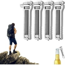 Compact Titanium Multitool, 2026 New Mini Multifunctional Adjustable Wrench Alloy Tool with Bottle Opener, Portable Edc Pocket Tool for Outdoor Camping Hiking